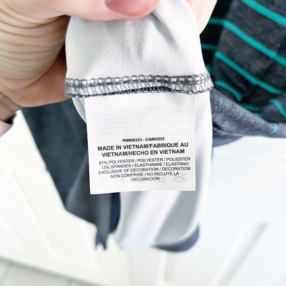 Nike Golf Tour Performance Dri-Fit Striped Top - Picture 6 of 8